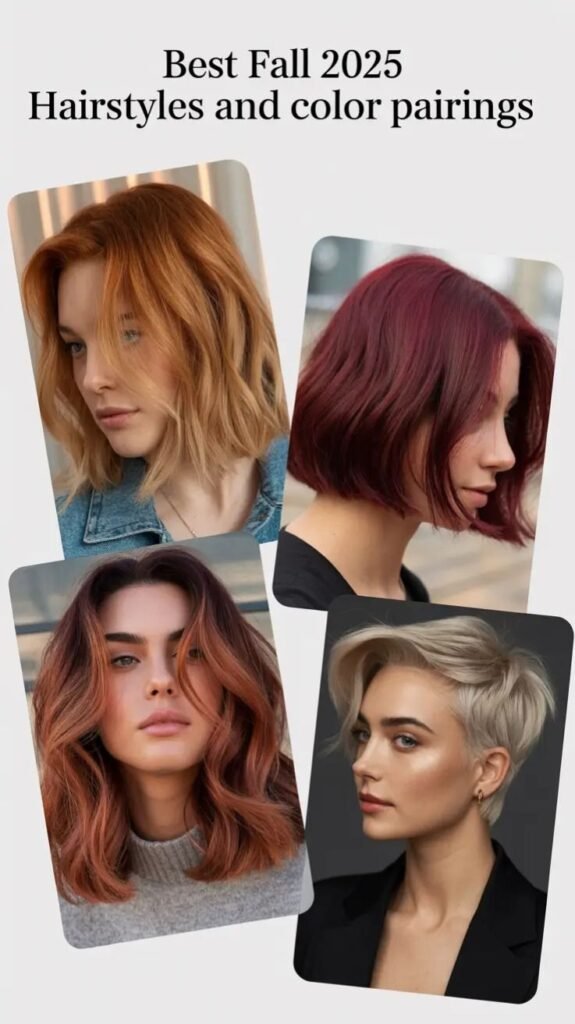  best fall 2025 hairstyles and color pairings