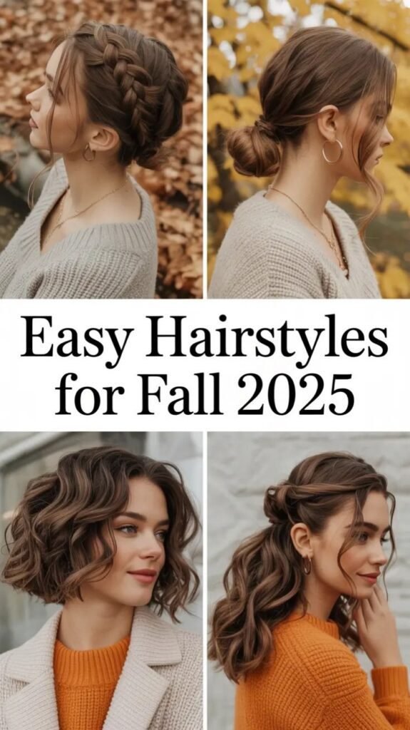 Easy Hairstyles for Fall 2025