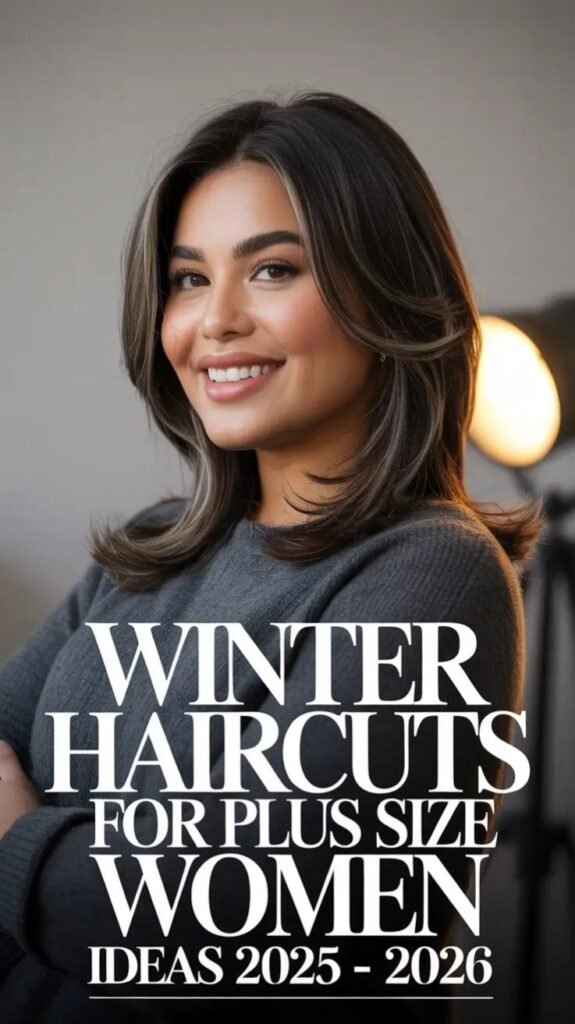 Winter Haircut Ideas for Plus Size Women