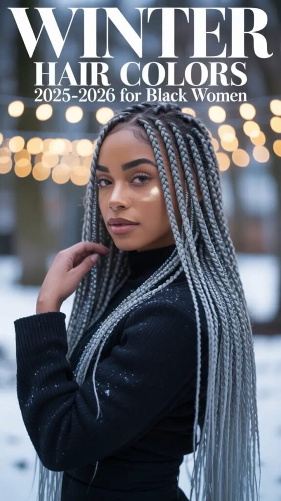 Winter Hair Colors 2025–2026 for Black Women