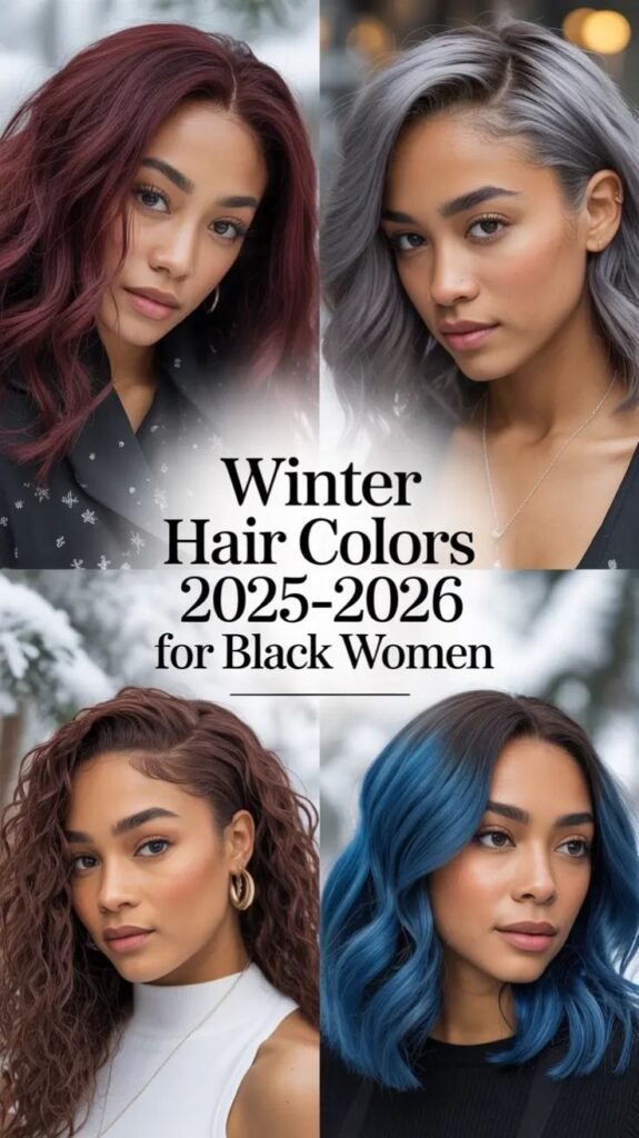 Winter Hair Colors 2025–2026 for Black Women