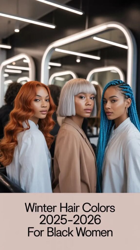 Winter Hair Colors 2025–2026 for Black Women