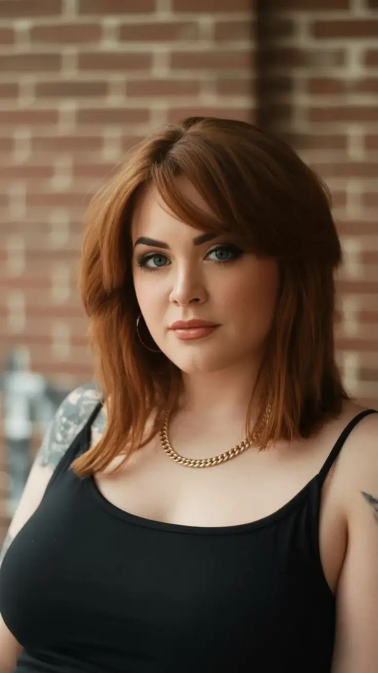 Winter Haircut Ideas for Plus Size Women