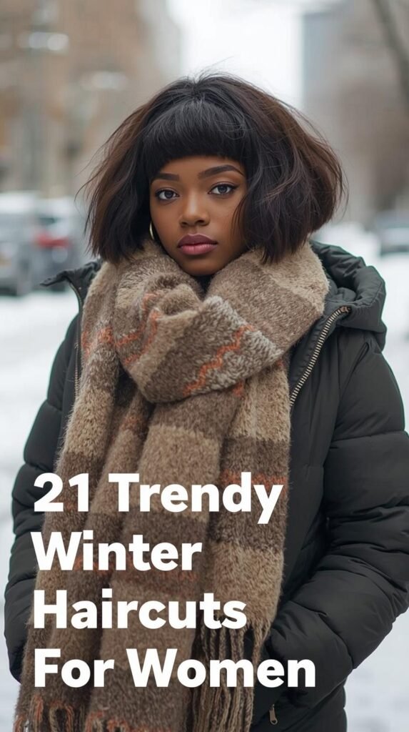 The Textured Bob with Bangs