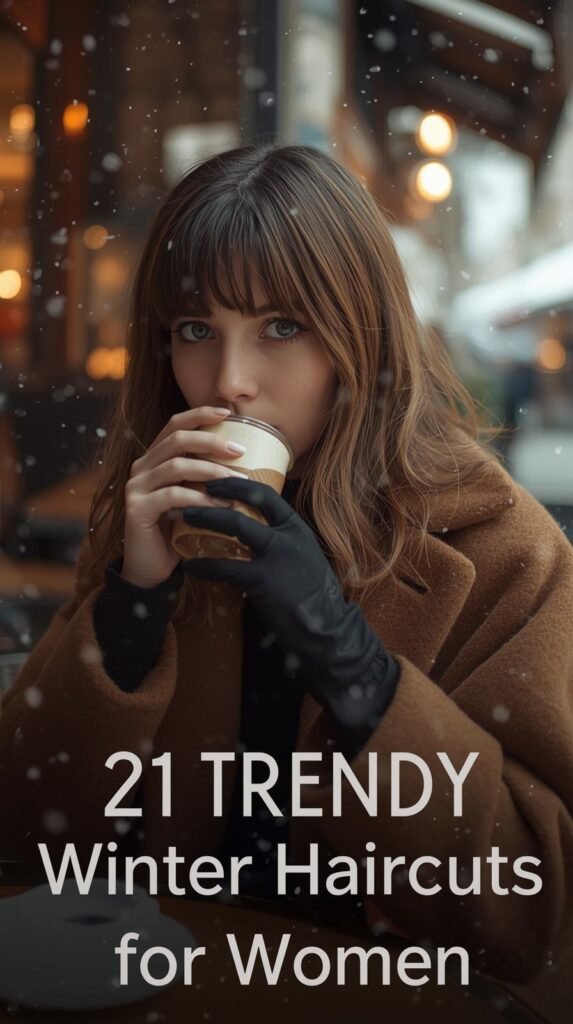 Curtain Bangs with Medium Length