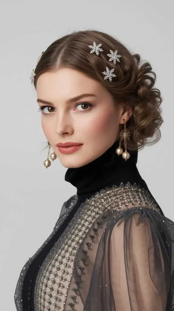 Hollywood Waves with Jewel Headpiece