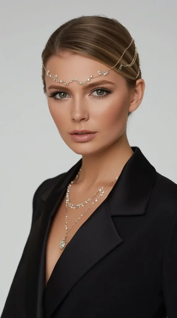 Loose Side Braid with Ribbon Weave