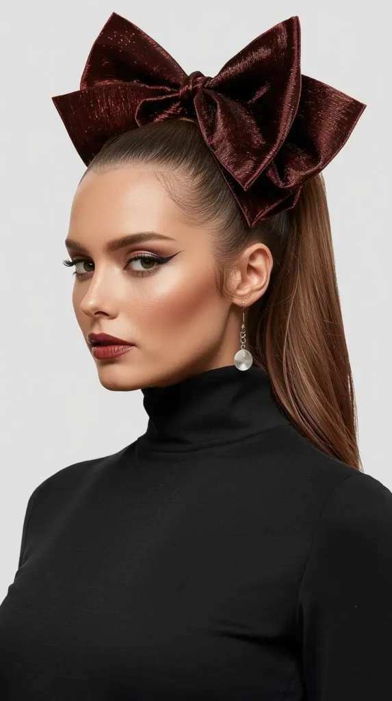 Heatless Christmas Waves + Sparkly Headband